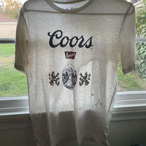 coors beer tee shirt